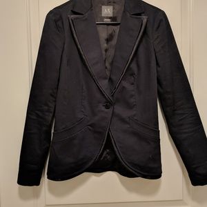Armani Exchange Mixed-Mat. Women's Tuxedo Jacket